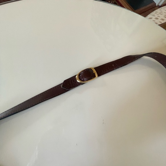 Brown suede/leather purse - Picture 3 of 7